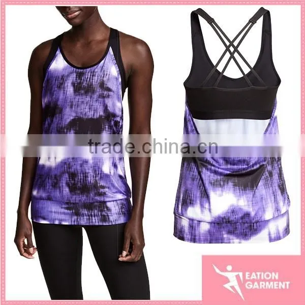 Ladies Gold Gym Women Gym Singlet Tank Top Fitness Pink Women Tank Top