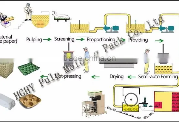 HGHY Pulp Board Paper Meal Box Production Line photo-2