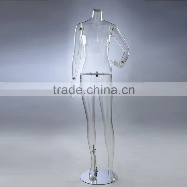 PC Mannequin Plastic Mannequin Transparent Mannequin Female Mannequin