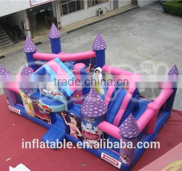 Factory Direct Sales Inflatable Obstacle Tunnel Game Funny City Fairy Tale Game photo-2