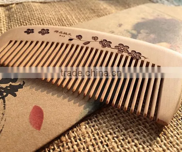 Personalized Hair Comb Wholesale, Custom Curve Handle Hot Pocket Comb photo-4