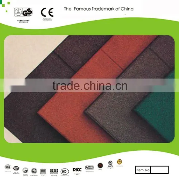 Colorful Rubber Mat for Kids Outdoor Playground Equipment