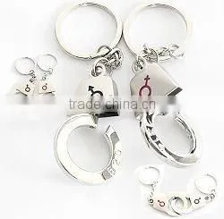Handcuff Wedding Keychains