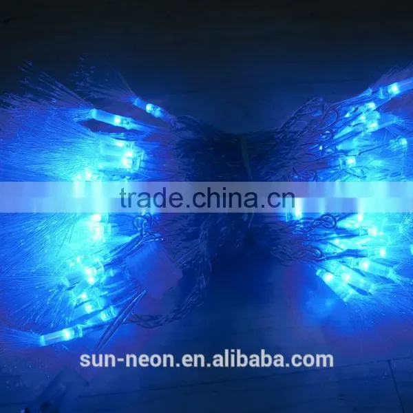 Safety Colors Changeable Hight Quality Led Fiber Optic Light String In/outdoor Decoration photo-3
