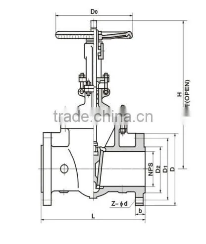 API Cast Steel Valve Forged Steel Valve Flanged Gate Valve photo-2