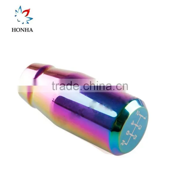 High Quality Universal Neo Chrome Aluminum Five Six Speed Shift Racing Car Gear Lever Knobs Quality Choice photo-4