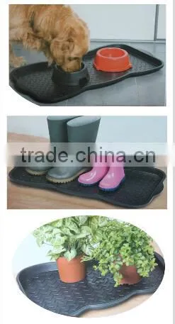 Shoe Tray Home Door Plastic Washable Utility Tray Plants Pet Food Shoe Welly Tidy Wellies 552029 photo-5