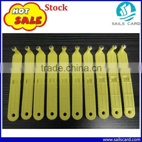 118*18mm Yellow Animal Sheep Goat Ear Tag With Laser Printing Number Most Popular photo-4