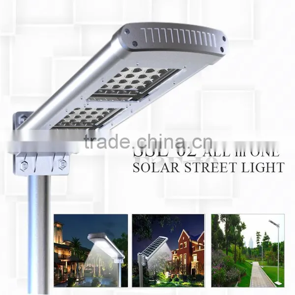 All In One Solar Led Street Light Solar Led Streetlighting Fixtures