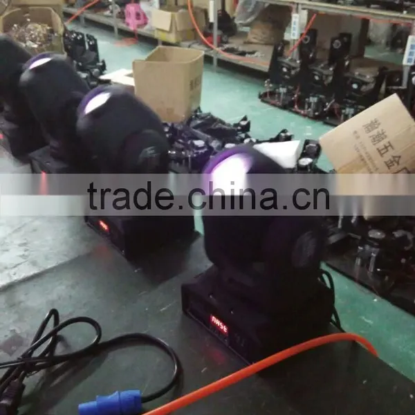 30W LED Mini Moving Head Spot Light /DMX 512/Rotating Gobo/ Pan/Tilt/Rainbow Flow photo-4