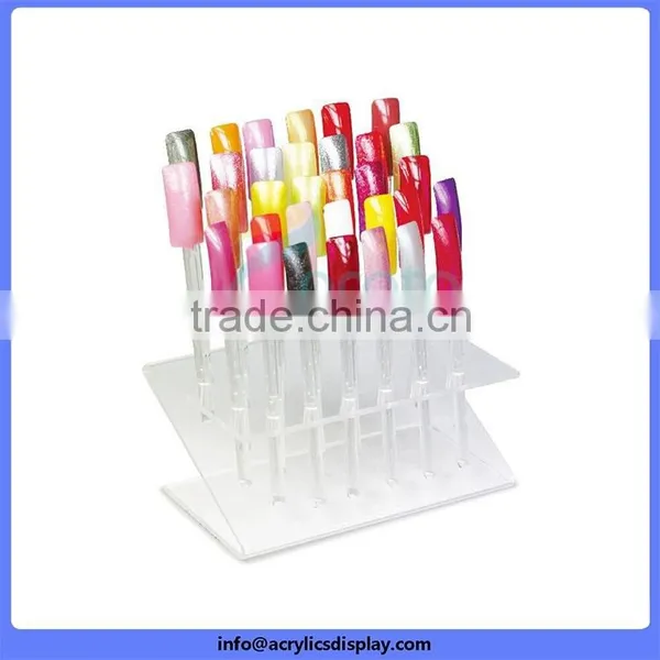 Made in China Hot Sale Promotion Small Clear Acrylic Nail Polish Display photo-6