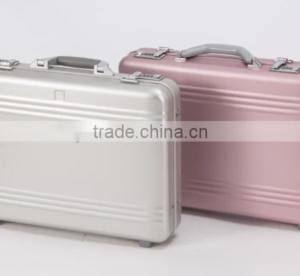 Sunrise Commercial Upgrade Quality Briefcase Men Makeup Aluminum Tool Box Briefcase photo-2
