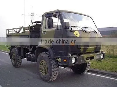 USED TRUCKS - MAN 8-136 EXMILITARY FLAT BED 4X4 (LHD 6146) photo-2