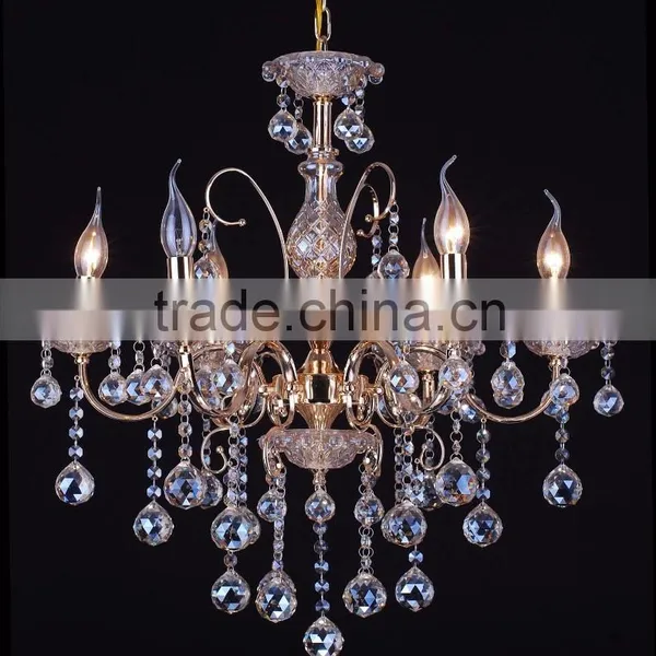 WD-1802-3/5/6/8 Luxurious Iron K9 Top Crystal Chandelier photo-3