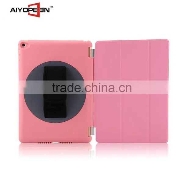 Manufactory Fabrication High Quality 360 Degree Hand Rotation Rubber PC Hard Case for Ipad Air2 With Nine Colors photo-6