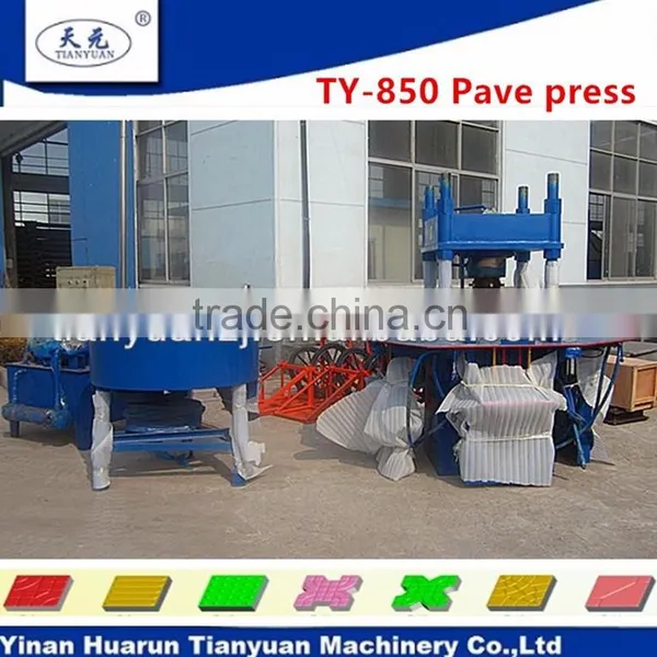 TY-850 Interlock Concrete Pave Stone Brick Making Machines Widely Usage photo-2