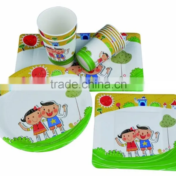8" Square /round Shaped Machine Paper Plate photo-2