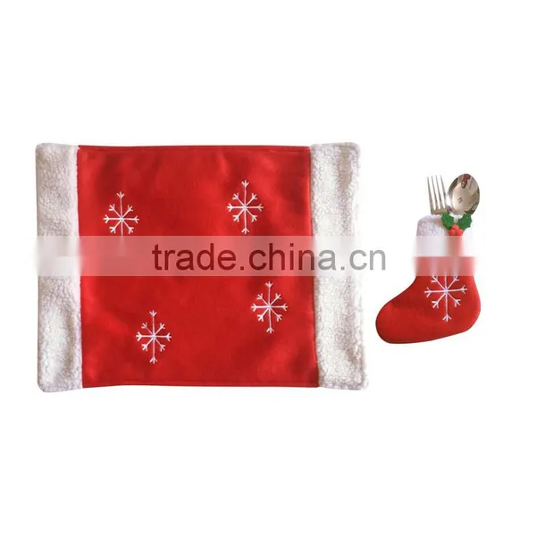 New Arrival Christmas Placemat Sets Table Decrotion Accessory Dish Pat and Mats photo-3