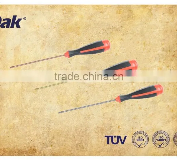 Precision Screwdriver Bit Set for Computer Slotted Head Long Blade