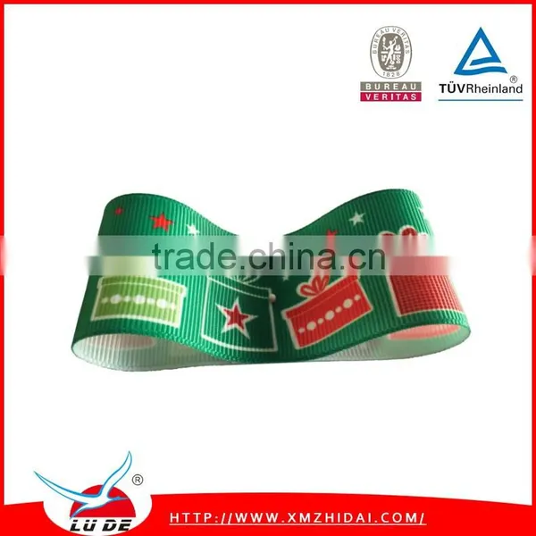 2016 Wholesale Grosgrain Custom Printed Ribbon For Christmas Day photo-2
