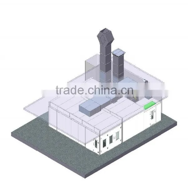 JF 2 in 1 Spray Booth Painting Line Big Air Volume 8 Meter for Car Repair Shop photo-4