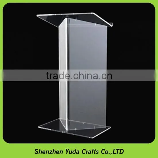 Acrylic Podium With Surface Tubes Customized Size Church Podium photo-2