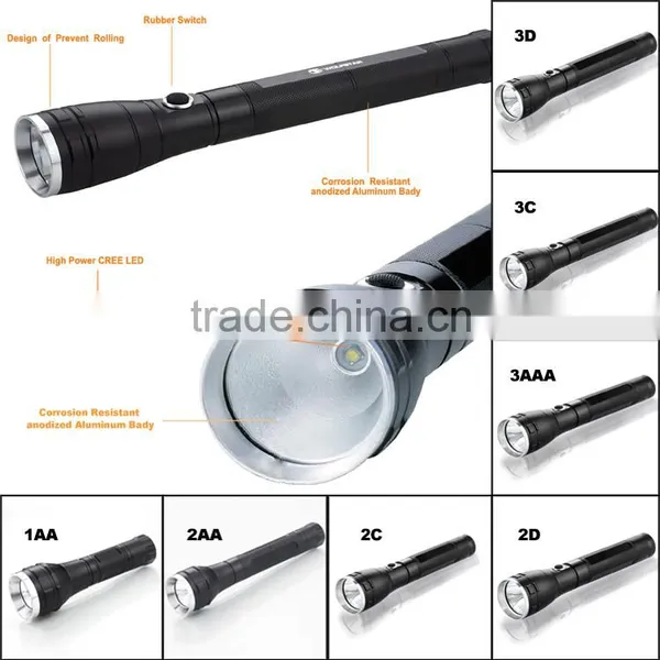High Power Aluminum Alloy AAA Battery Emergency Cree Led Flashlight photo-3