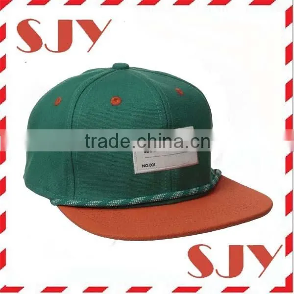 Fashion Baseball Cap Wholesale 6 Panel Custom Cap With Woven Patch photo-5
