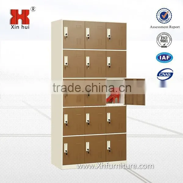 Steel Furniture 15 Door Metal Lockers for School Use photo-3