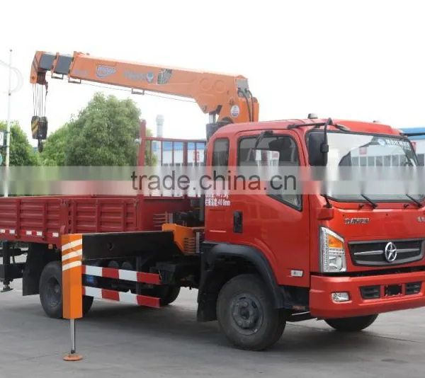 5 Ton Truck Mounted Crane SQ5S3 High Quality 125Kn.m at 2.5 m Crane Truck on Sale Truck Crane photo-3