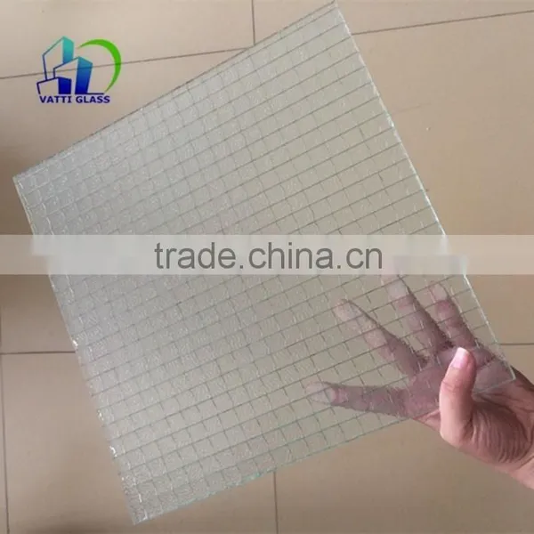 6mm Safety Mesh Wired Clear Glass, Wired Glass Pattern Glass,wire Mesh Security Glass photo-4