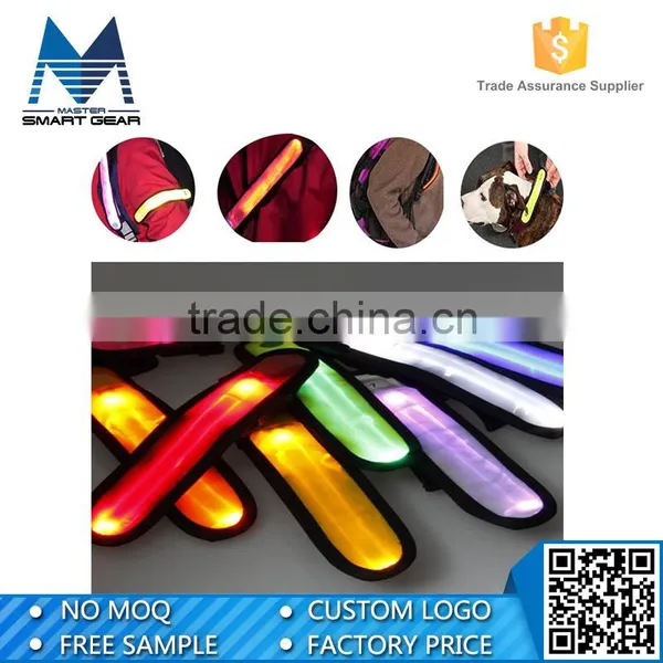 Wholesale Reflective Snap Wrist Ankle Pop Bands Reflective Gear for Running, Walking, Biking PT260
