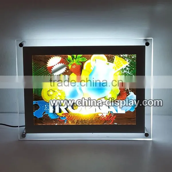Advertising Acrylic Led Light Box Crystal Display Holder Led Display Guangdong photo-4