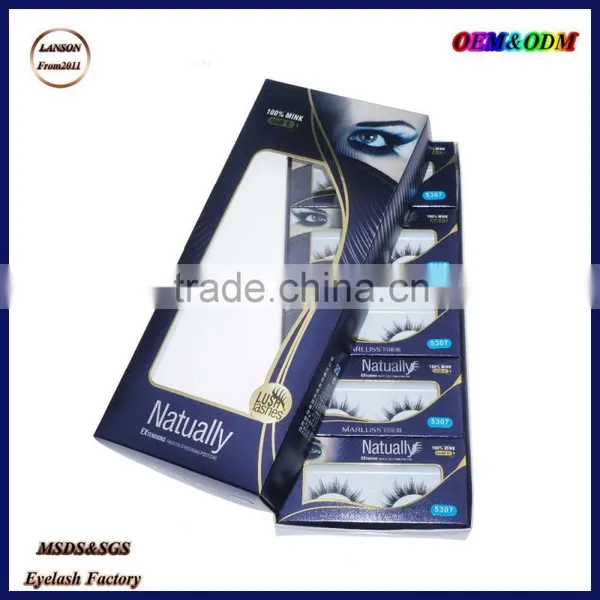 Own Brand Premium 3D Mink Eyelashes,5307 Private Label Mink Eyelashes photo-5