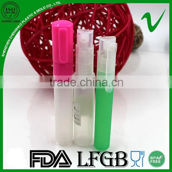 PP Material Cylinder 10ml Spray Plastic Bottle for Cosmetic photo-2