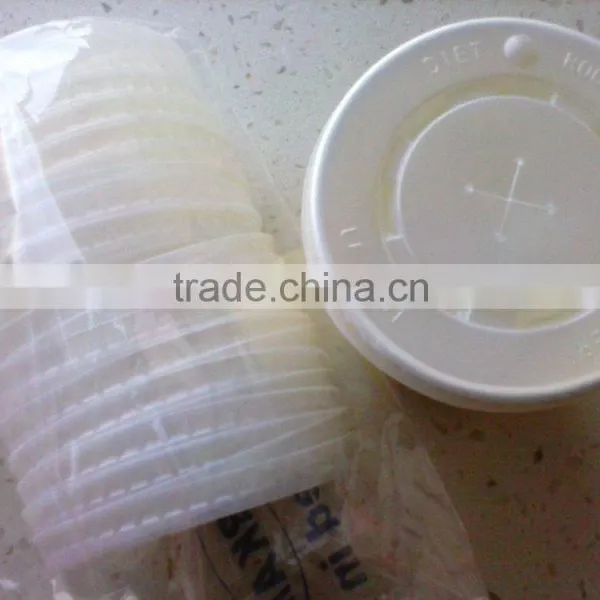 Beverage Single Wall Paper Cups With Plastic Lid photo-6