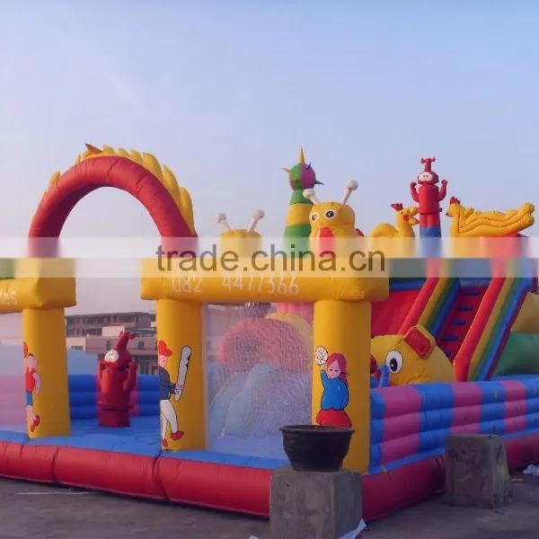 Hola Hot Inflatable Amusement Park Equipment/inflatable Playground