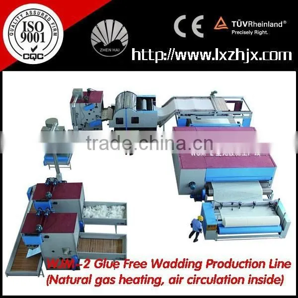 Hot Sale Nonwoven Free Adhesive Wadding Production Line WJM-3 photo-3