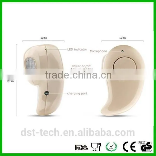 Mini Wireless Bluetooth Earphone Build-in Mic Headphone for Iphone photo-5