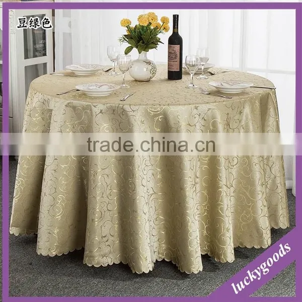 Hotel and Restaurant Use Royal Blue Printing 132 Round Table Cloth Wholesale photo-4