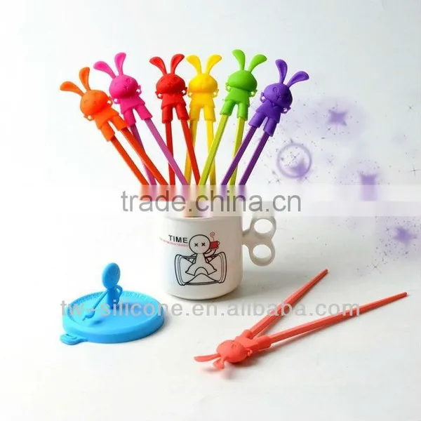 Unique Training Chopstick Helper by FDA Silicone photo-4