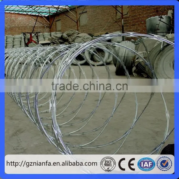 450mm Coil Diameter Concertina Razor Barbed Wire(Guangzhou Factory) photo-2