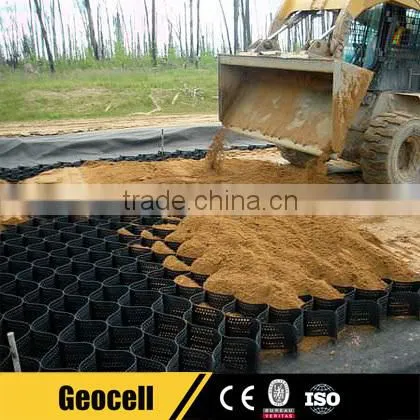 HDPE Cellular Confinement System Geocell Price for Pavement Shoulder photo-2