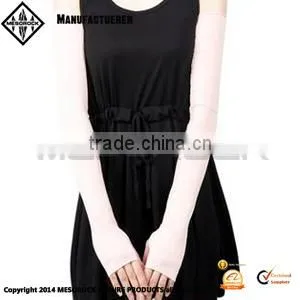 Women Arm Sleeves Fingerless Gloves Custom Car Sunshade Stretchy Long Sleeve photo-3