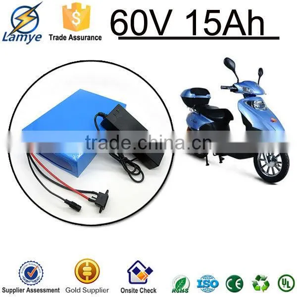 Rechargeable Customs 3.7V 18650 Cell 60v 15Ah Lithium Battery Pack 12v 30ah With Charger BMS photo-5