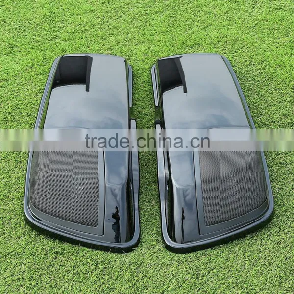 Saddlebag Lid Speaker Cutouts w/ Grill For Harley Davidson Touring FLT 2014-2017 photo-3