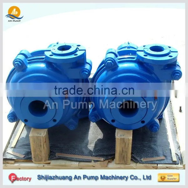 Natural Rubber Impeller Lined Anti Acid Slurry Pump for Industry photo-2
