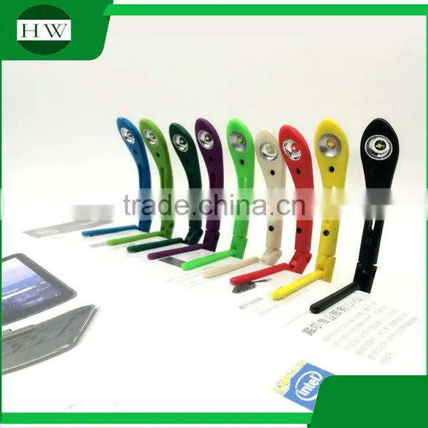 Portable Flexible Target Adjustable Macaroon Plastic Foldable Wireless Small Mini Led Night Clamp Clip Reading Book Light Lamp photo-4