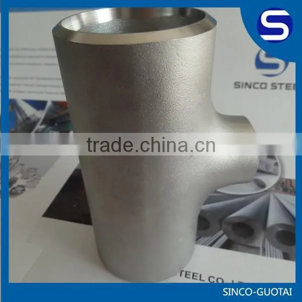 Stainless Steel Pipe Fitting/Reducing Tee photo-2