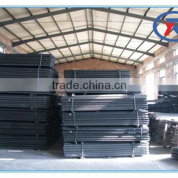 1.8m Black Painted Israel y Fence Post photo-5